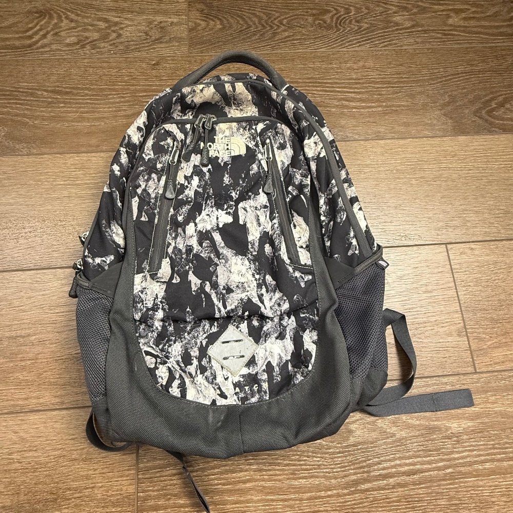 The North Face Wasatch Laptop Backpack, Black/White, Back to School
